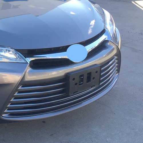 For 2015-2017 Toyota Camry SE XSE Front License Plate Mounting Bracket Tag Frame - Picture 3 of 7