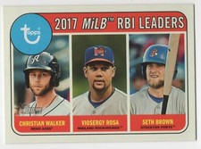 SETH BROWN 2018 Topps Heritage Minor League Edition ROOKIE #194