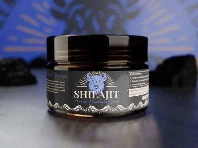 MOUNTAIN SPIRIT Original Himalayan Shilajit Resin 100% Pure - Fulvic Acid - Lab Tested - ORGANIC