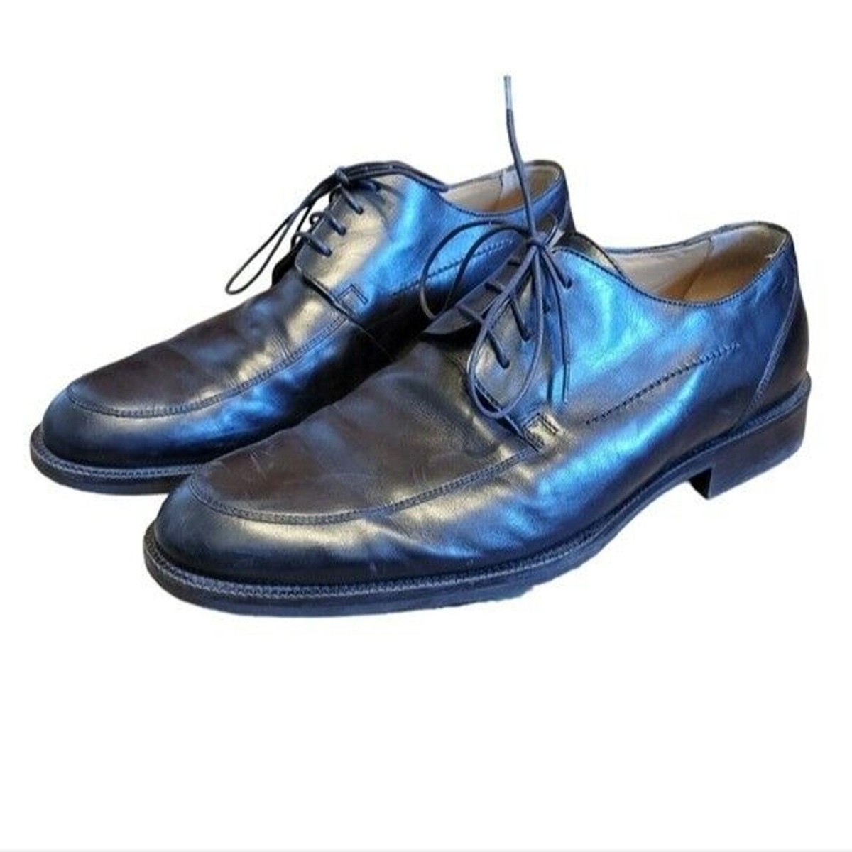 Johnston & Murphy Handcrafted Leather Oxford Lace up shoes  Men\'s  10.5 Amazon.com | Johnston & Murphy Hartley Plain Toe Lace-Up  main image 4