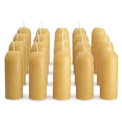 12-Hour Natural Beeswax Long-Burning Candles for Candle Lanterns and Emergenc...