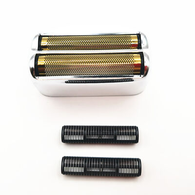 Für Babyliss Pro Ersatzfolien & 2X Klingen für FoilFX02  #FXRF2G Rasierer Silber