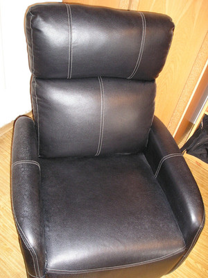 Sessel, schwarz, Kunstleder OKIN Myhome