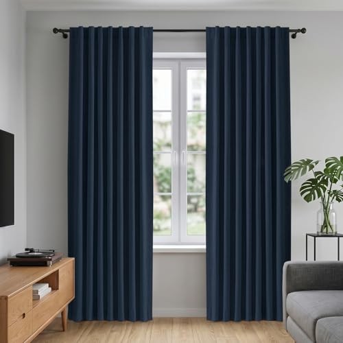 INOVADAY 100% Blackout Curtains 2 Panels,  Assorted colors , sizes 