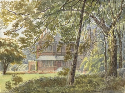 C. M. Hammersley - Aquarell Gemälde - Ridgeway Of The Corpse - 19. Jahrhundert - Bild 1 von 3