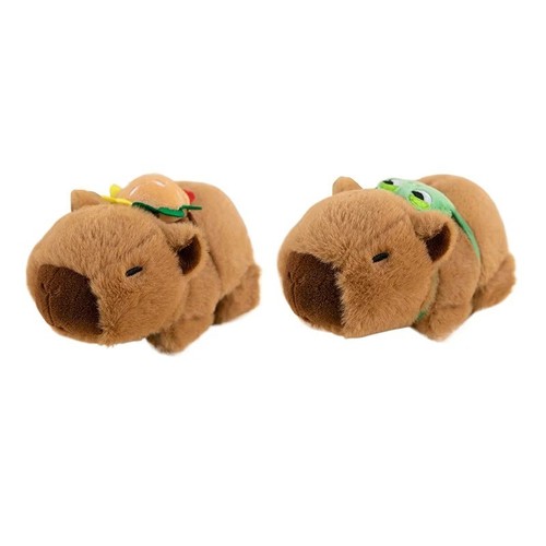 Lovely Capybara Animal Slap Snap Wrap Wristband Bracelet Plush Stuffed Animal Ka - Picture 6 of 15