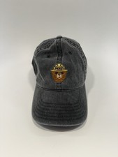 Smokey Bear Gray Distressed Dad Hat Adjustable Strap Forest Service Cap Cotton