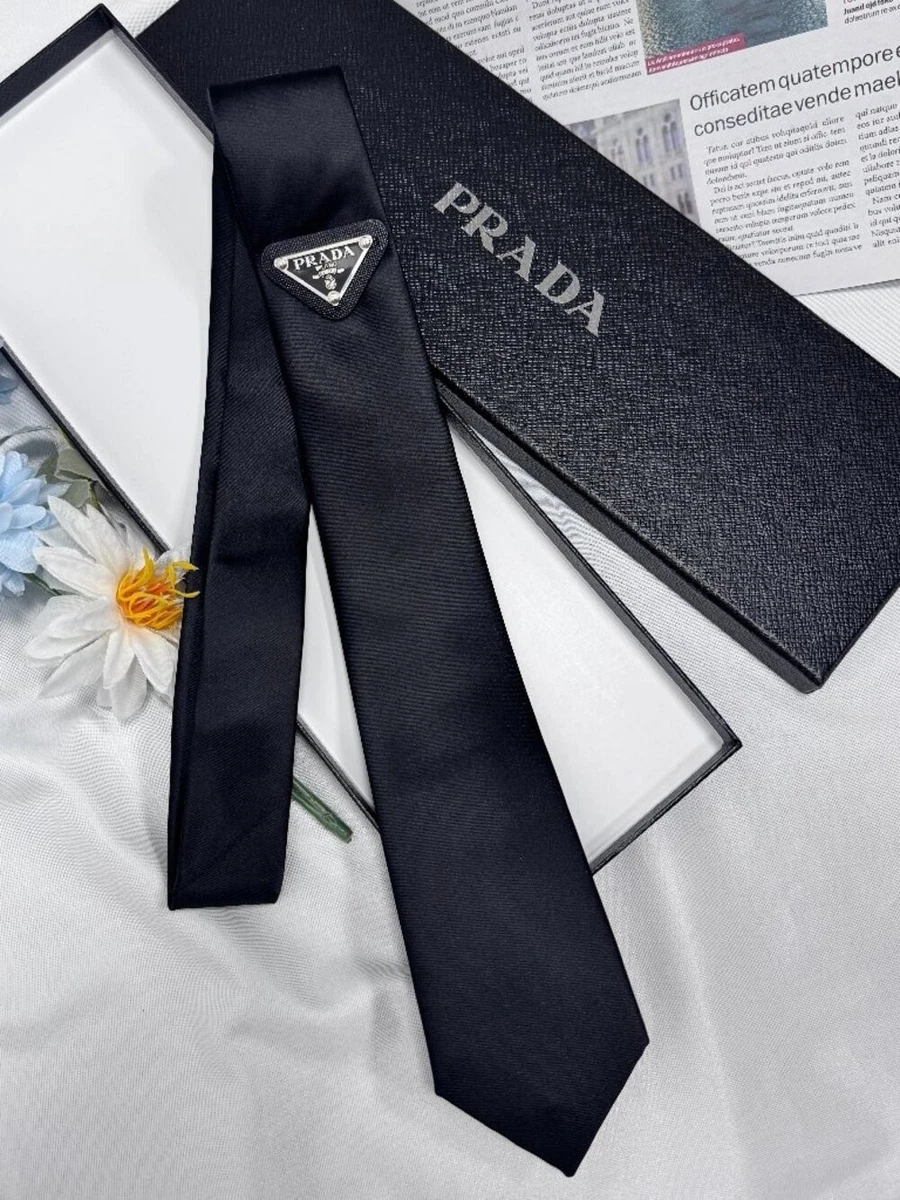 PRADA Black Ties for Men for sale | eBay