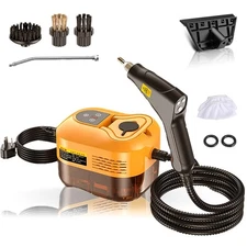 Portable Handheld Steam Cleaner 2500W High Pressure with 4 Brush Heads