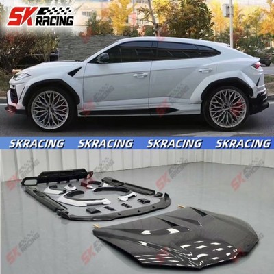 For Lamborghini Urus 2018-22 Hood Front Rear Lip Side Skirts Forged/Carbon Fiber