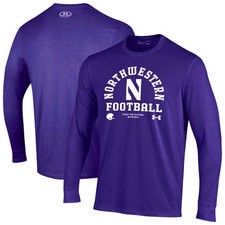 Men's Under Armour Purple Northwestern Wildcats 2025 Sideline Football
