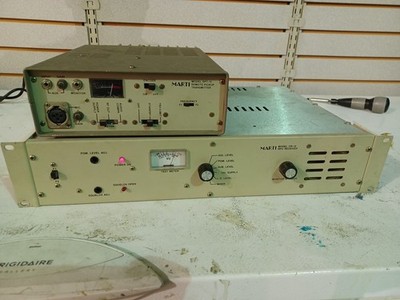 MARTI 450 MHz Remote Broadcast Transmitter & Receiver Pair   Powers On   RF...