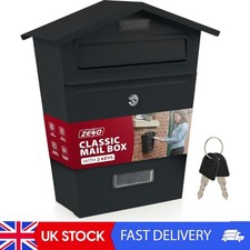 Post Box | Letter Box Wall Mounted Waterproof | Large Outdoor Mail Box For Home