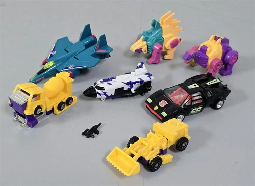 X-73 VINTAGE 1990'S HASBRO TRANSFORMER G2 SIDESWIPE TALON BLAST OFF ETC