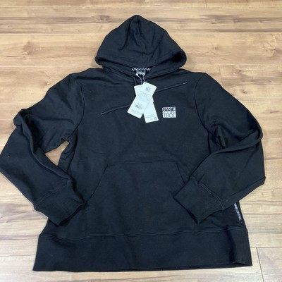 Vintage Peanuts Men's L Tagged Base Control Black Hoodie Size L Peanuts Japan Ex