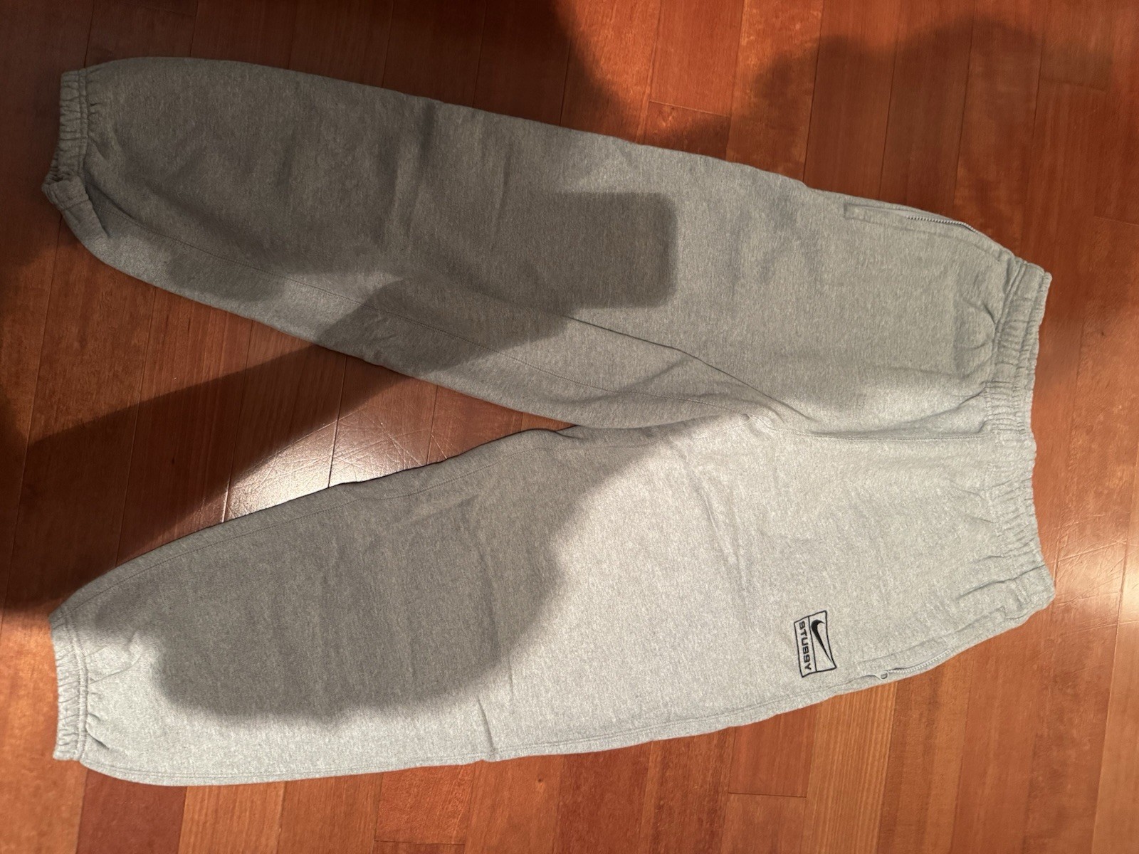 Nike Stussy Sweatpants Medium Grey  32 thumbnail 2
