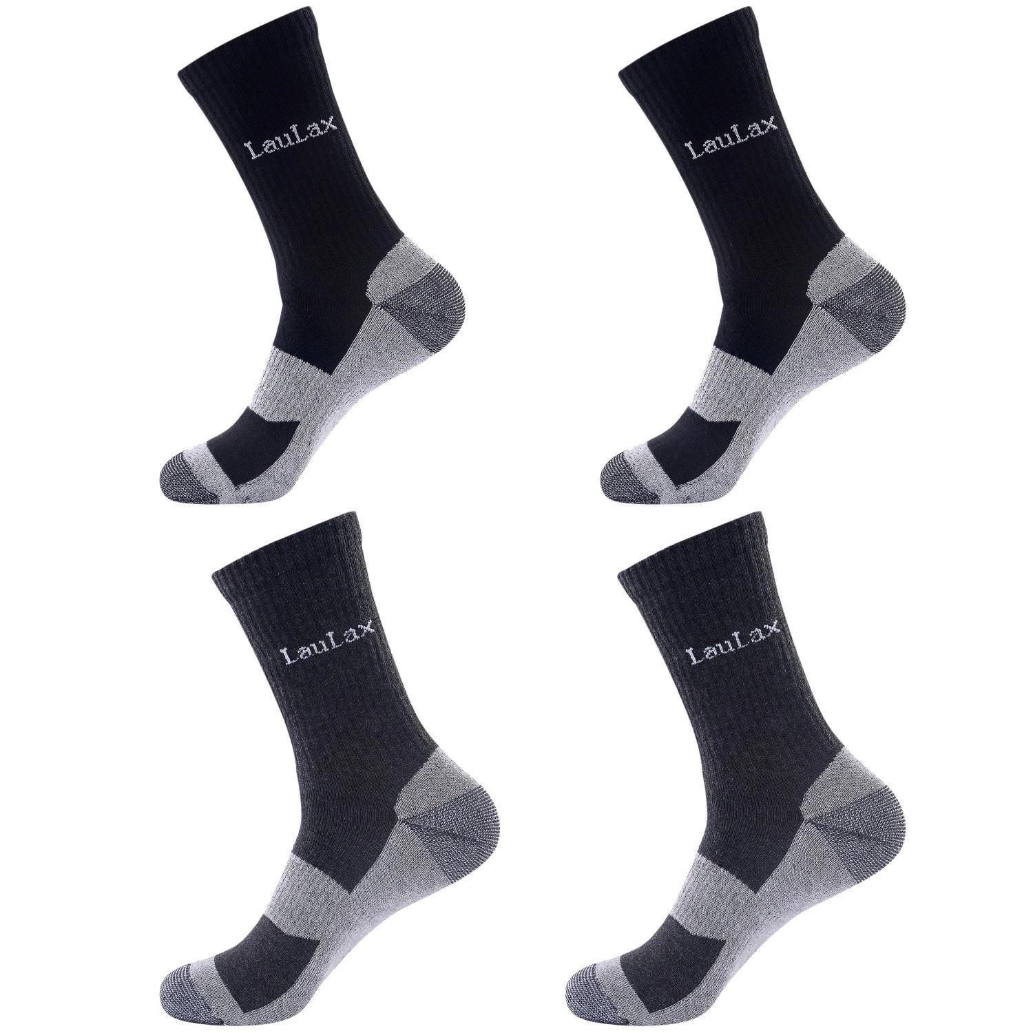 4 Pairs x 2 Pack LAULAX Mens Heavy Duty Work Socks Size 9-12
Opens in a new window or tab