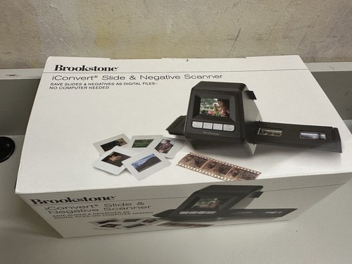 Brookstone iConvert Instant Film & Slide Negative Scanner No Computer Needed - Picture 2 of 5