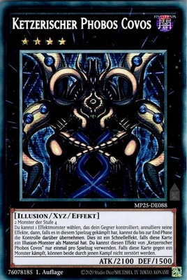 Yu-Gi-Oh! 2025 Mega-Pack Tin MP25-DE Einzelkarten zur Auswahl - deutsch Teil 1/2