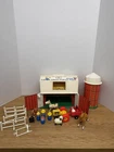 Vintage Fisher Price Little People Play Farm 915 w/Silo, Tractor & Animals