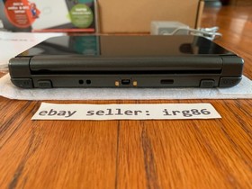 Nintendo New 3DS XL black console system complete in box protector US model