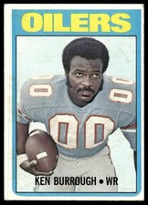 Ken Burrough RC 1972 Topps #26 Houston Oilers