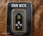 1 oz Silver  Bar - John Wick Rules of Engagement card # 18
