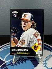 2022 Topps Chrome Platinum Anniversary #242 Mike Baumann RC - Baltimore Orioles