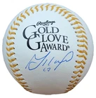 Jose Altuve Signed Official Gold Glove Baseball - Beckett QR Code