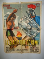 GORDON SCOTT/LE GLADIATEUR DE ROME/ F21J/  affiche 60x80