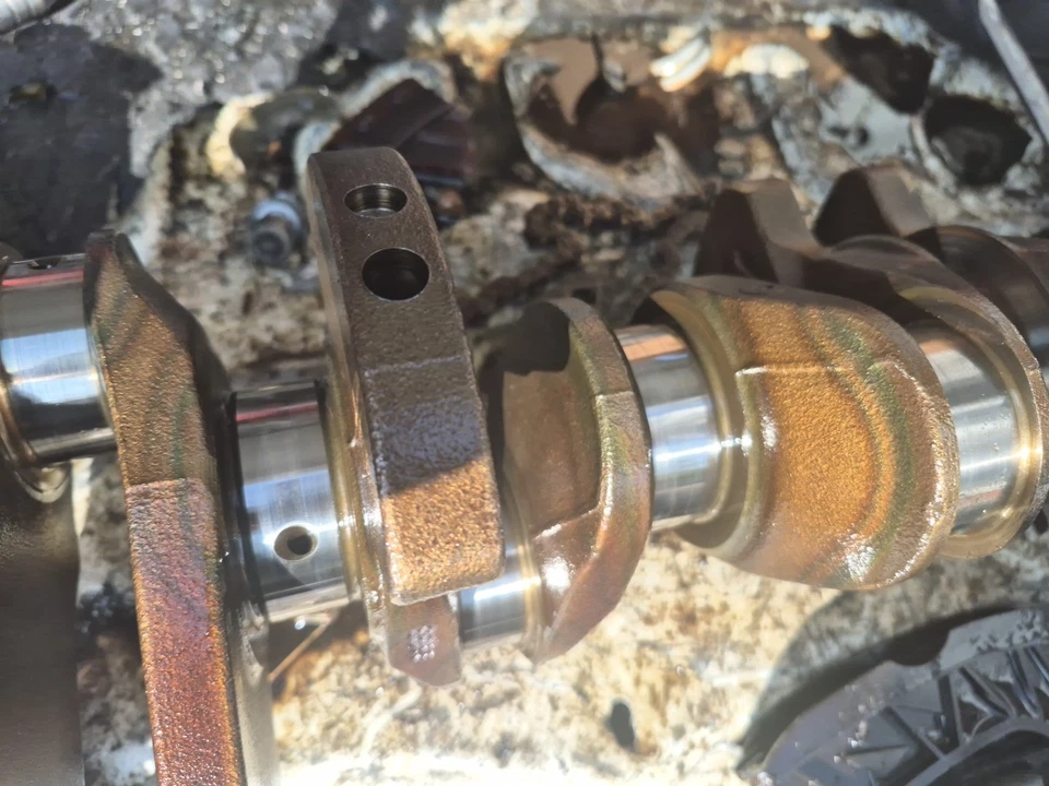 11-17 BMW N55 3.0L Twin-Scroll Turbo Engine Crankshaft Crank Bare Standard - Image 4 of 4