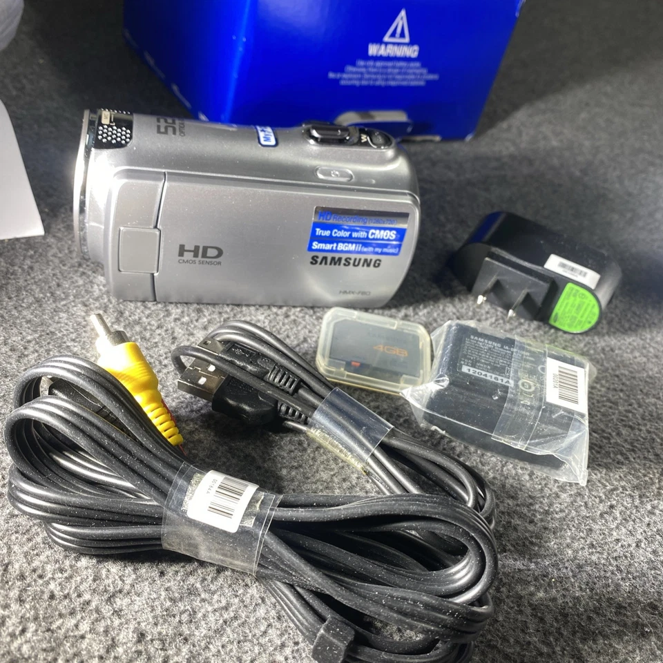 Samsung HMX-F80 720p HD Flash Media Camcorder NEW - Image 2 of 4