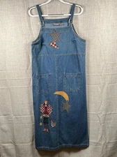 Premier International Denim Primitive Jumper Sleeveless Midi Cotton women's Med