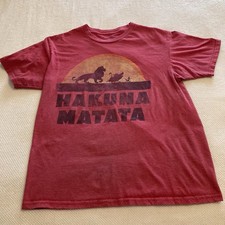 Walt Disney Lion King Hakuna Matata Size M T-shirt Simba Timon Pumbaa