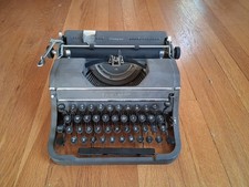 Vintage Brown Underwood Champion Typewriter - Needs Repair thumbnail