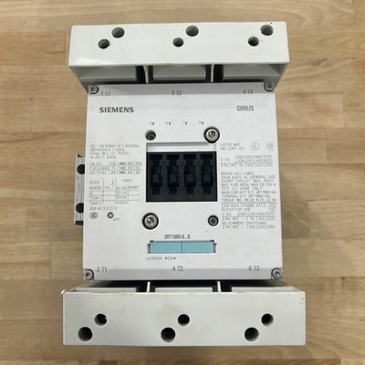 Siemens 3RT1065-6AF36 Power Contactor 110-127VAC/DC 50-60Hz 3Ph USED