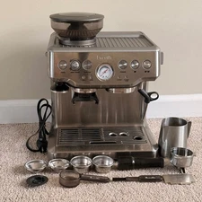 Breville Barista Express Espresso Machine Silver BES870XL for Parts or Repair