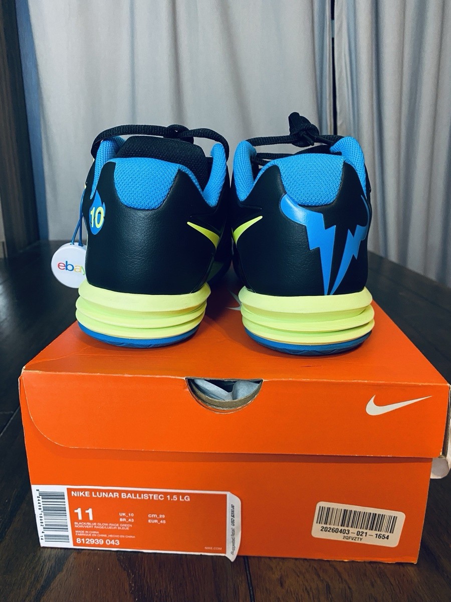 Nike Rafa Nadal 2016 US Open Lunar Ballistec 1.5 Tennis Shoes 11
