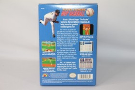 Roger Clemens' MVP Baseball NES Complete CIB NEAR MINT w/ RARE POSTER & REG!