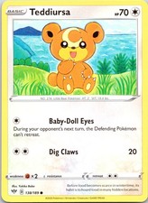 Teddiursa Common SWSH03: Darkness Ablaze 138/189 NM