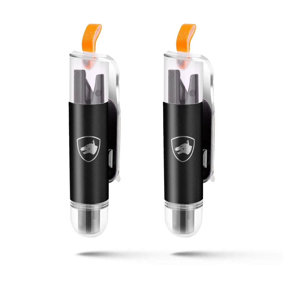 Window Breaker Punch Seat Belt Cutter Keychain ResQ Car Escape Tool Glass Break - Image 3 of 4