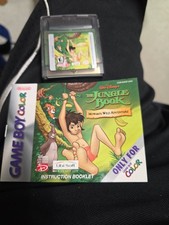 The Jungle Book Mowgli's Wild Adventure Nintendo Game Boy Color Missing Box 