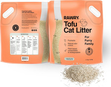 Tofu Cat Litter  Clumping, Dust-Free, Unscented, Natural Compostable  Flushabl