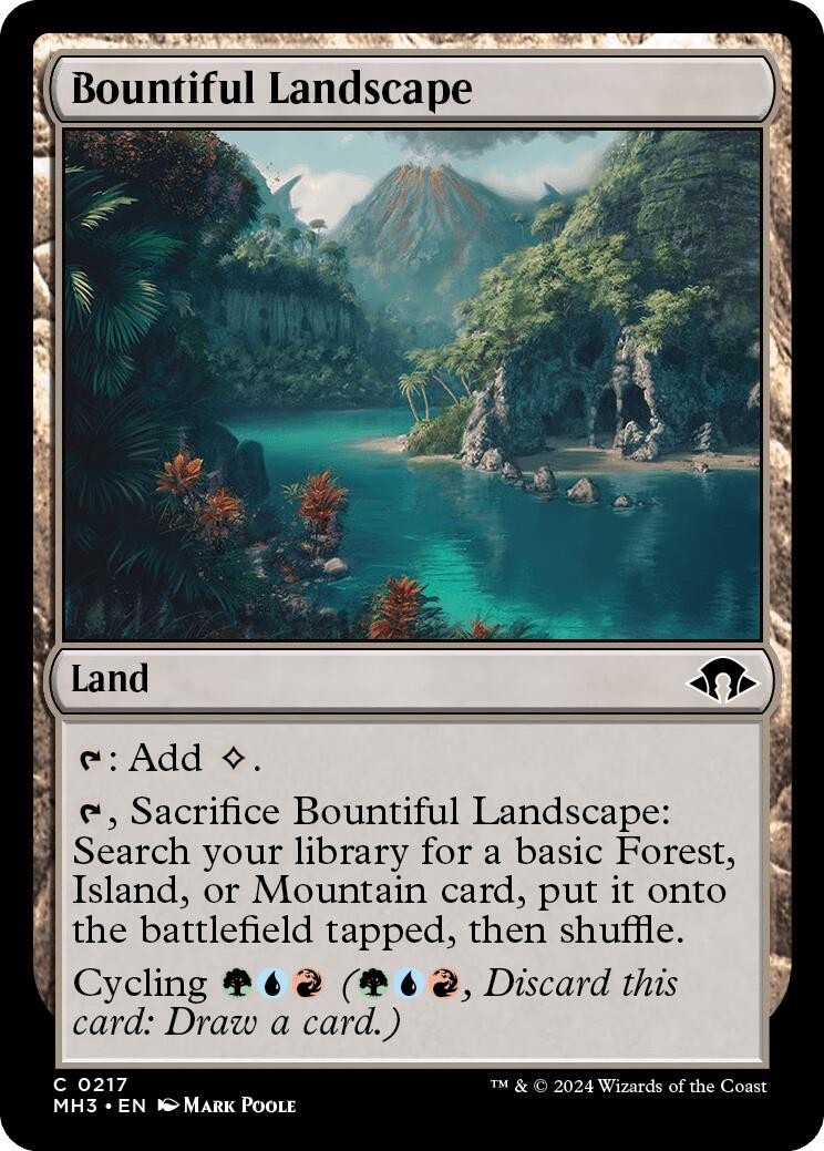 Bountiful Landscape [MH3 - 217 - Near Mint (NM) Foil]
