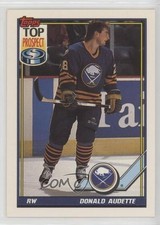 1991-92 Topps Blank Back Donald Audette #273 1t8