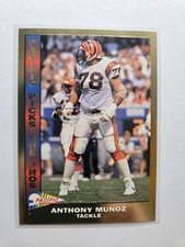 1992 Pacific Picks The Pros Gold Anthony Munoz Cincinnati Bengals #10 Rare AA82