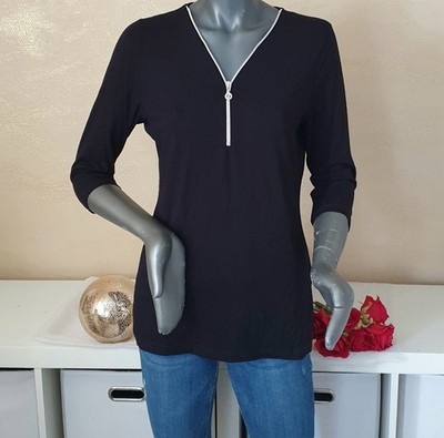 Rössler Selection Damen Shirt 3/4 Arm schwarz Gr. 38 *NEU*