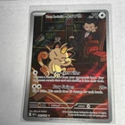 Team Rocket's Meowth 203/182 Sv10: Destined Rivals Holo