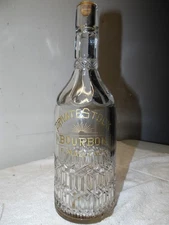 Stunning Pre Prohibition c1890s F Madlener Chicago Back Bar Whiskey Bottle