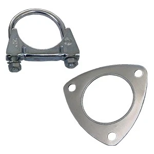 Hosenrohr Abgasrohr Flexrohr Dichtung Schelle für Opel Astra G Zafira A - Bild 3 von 3